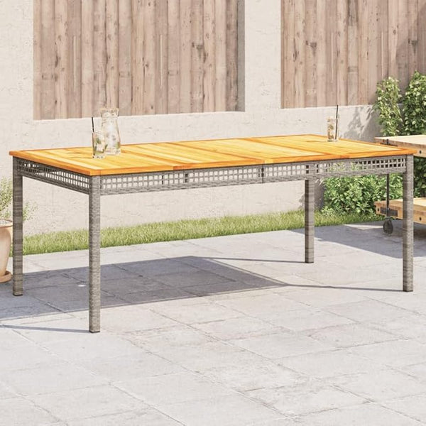 Large Rectangular Outdoor Dining Table for 6 People - Photo 1