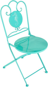 The Lakeside Collection Foldable Metal Icon Tables or Chairs - Seahorse Chair - Photo 6