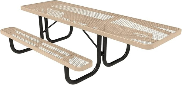 COATEDOUTDOORFURNITURE Coated Outdoor Furniture Heavy-Duty Portable ADA-Compliant Outdoor Picnic Table - Photo 1