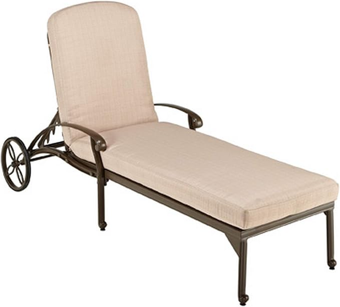 Homestyles Capri Taupe Outdoor Chaise Lounge