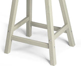 WestinTrends Malibu 2 Piece Set of 24 Height Outdoor/Patio Saddle bar stools, Sand - Photo 9