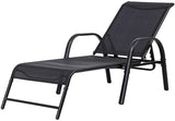 Giantex Outdoor Patio Chaise Lounge Chair, Adjustable Lounge Chairs Patio Seating Furniture, 5 Adjustable Positions - Photo 1
