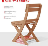 Costaelm Outdoor Patio Modern Folding Dining Chair - Photo 6