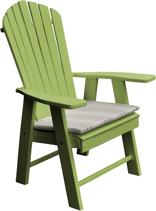 Furniture Barn USA Poly Upright Adirondack Chair, Tropical Lime