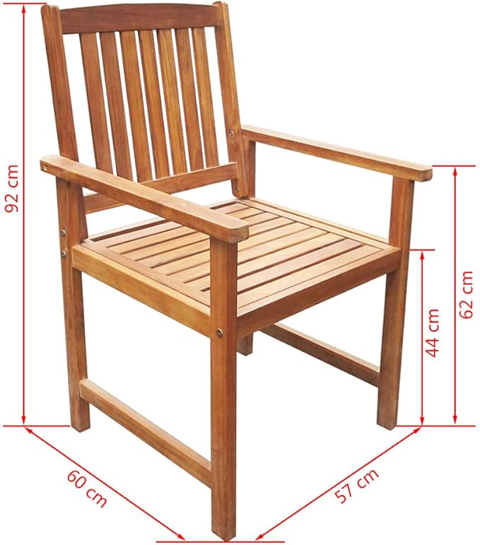 (Fast Shipments) Garden Bench Patio Bench Seat Outdoor Garden Chair Garden Yard Furniture Seating Garden Chairs 2 pcs - Photo 2