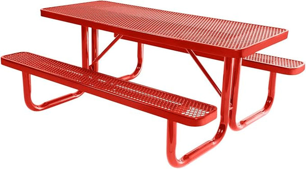 COATEDOUTDOORFURNITURE Heavy-Duty Portable Outdoor Picnic Table - Photo 1