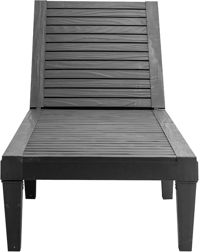 Giantex Outdoor Chaise Lounge Patio Recliner Chair with 5-Position Adjustable Backrest - Photo 8