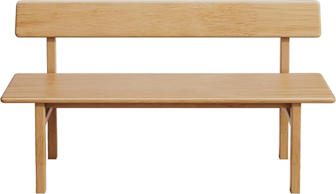 Outdoor indoor Bench, 39.3 Patio Garden and balcony Wooden Bench - Photo 5