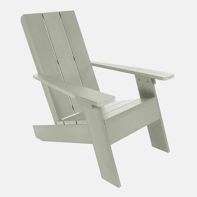 highwood Italica Modern Adirondack Chair, Eucalyptus