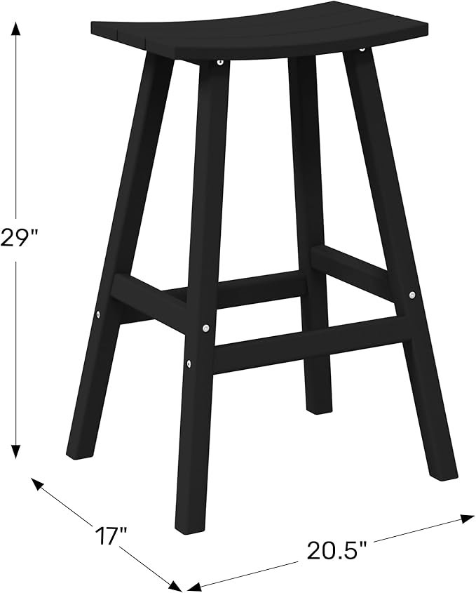 WestinTrends Malibu Malibu 29 Inch High Backless Seat Bar Stools (Set of 3), Sand - Photo 3