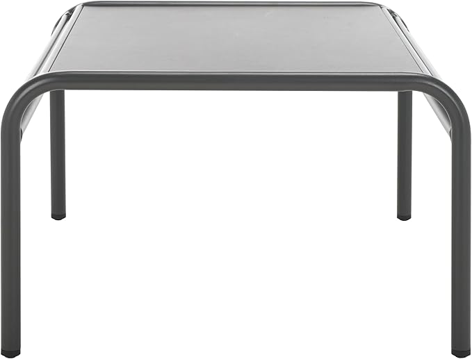SAFAVIEH Outdoor Patio Furniture Core Grey Metal & Sintered Stone Coffee Table (Fully Assembled)