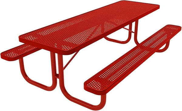 COATEDOUTDOORFURNITURE Heavy-Duty Portable Outdoor Picnic Table - Photo 1