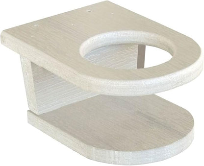 highwood Screw-On Cup Holder for Adirondack Chairs, Whitewash