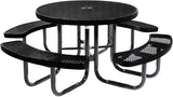 COATEDOUTDOORFURNITURE Heavy-Duty Portable Outdoor Picnic Table with Umbrella Hole - Photo 1