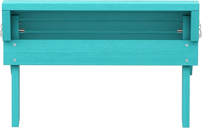 SERWALL Folding Adirondack Chair Footrest, Adirondack Ottoman Without Assembly, HIPS Adirondack Footsool, Aruba