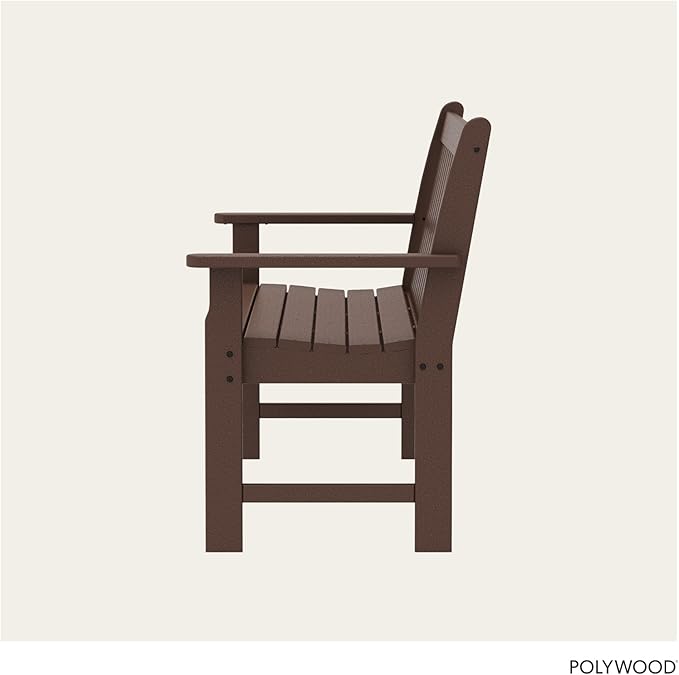 POLYWOOD GNB60MA Vineyard 60" Bench, Mahogany - Photo 6