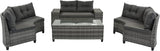 Quarte Outdoor Patio Furniture Sets, 8-Pieces All Weather Wicker Round Sofa Set, Half-Moon Sectional Sets - Photo 8