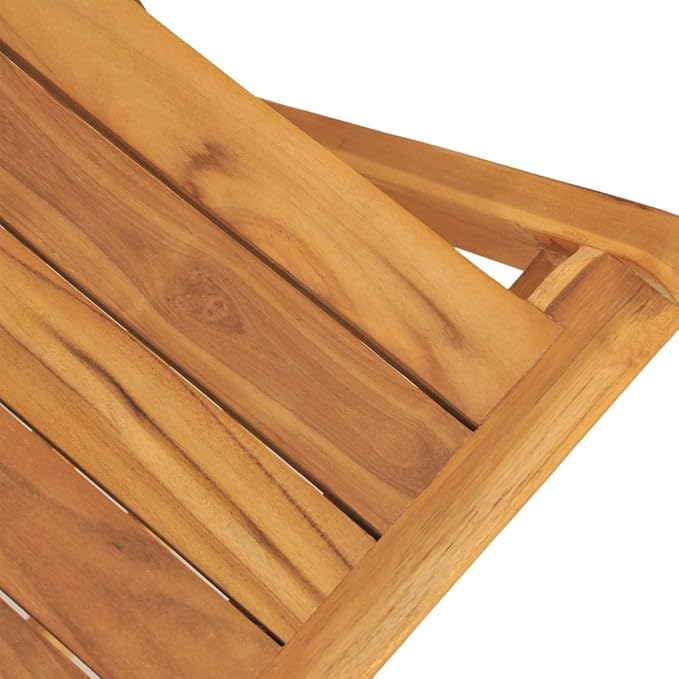 Folding Patio Chairs 4 pcs 18.5"x24"x35.4" Solid Wood Teak Outdoor Chairs Furniture Balcony Furniture Suitable for Gardens, Pools, patios.
