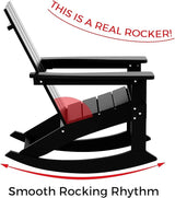 Costaelm Outdoor Adirondack Chair, All Weather Resistant Lawn Chairs Balcony Chair and Fire Pit Chairs - Photo 5