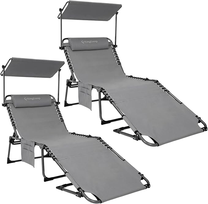 KingCamp 2 Pack Tanning Chair with Face Hole - Photo 1