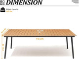 95" Patio Outdoor Dining Table for 8-10 - Photo 3