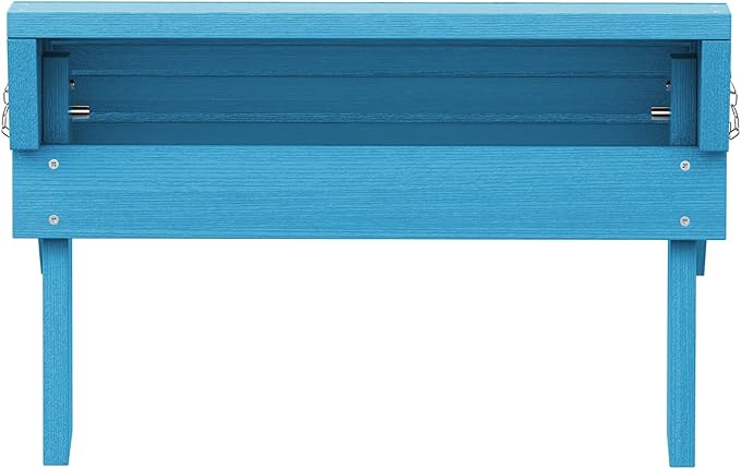 SERWALL Folding Adirondack Chair Footrest, Adirondack Ottoman Without Assembly, HIPS Adirondack Footsool, Aruba