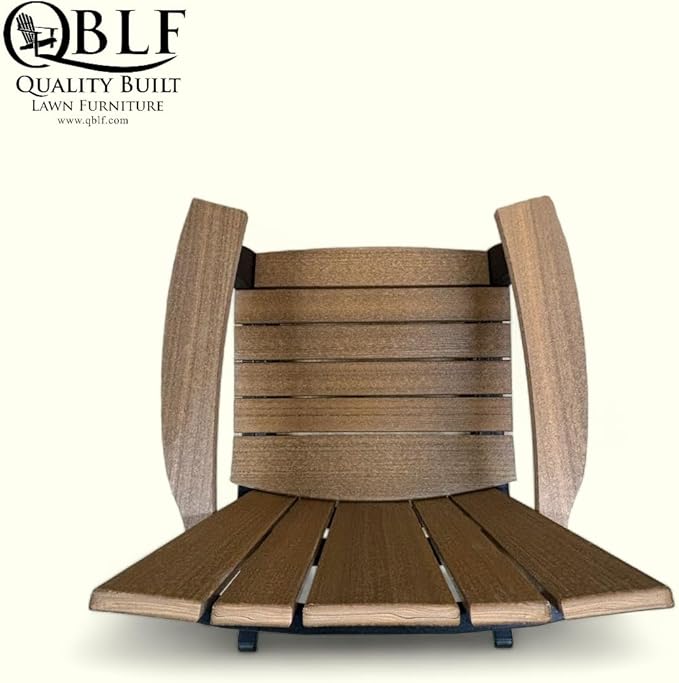 Generic Outdoor Rocking Chairs Built with Weather Resistant HDPE Poly Lumber Rocking Chairs Come with a 20 Year Warranty Outdoor Rocking Chairs Hand Made in The USA (Mahogany/Black)