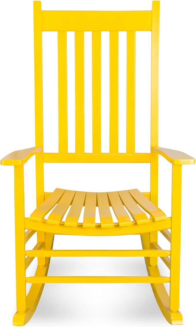 Shine Company Vermont Porch Rocker – Lemon