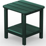 SERWALL Adirondack Table Outdoor Side Table- Green - Photo 1