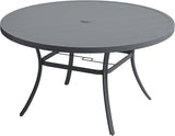 VICLLAX 60" Outdoor Round Patio Table for Lawn Garden - Photo 1
