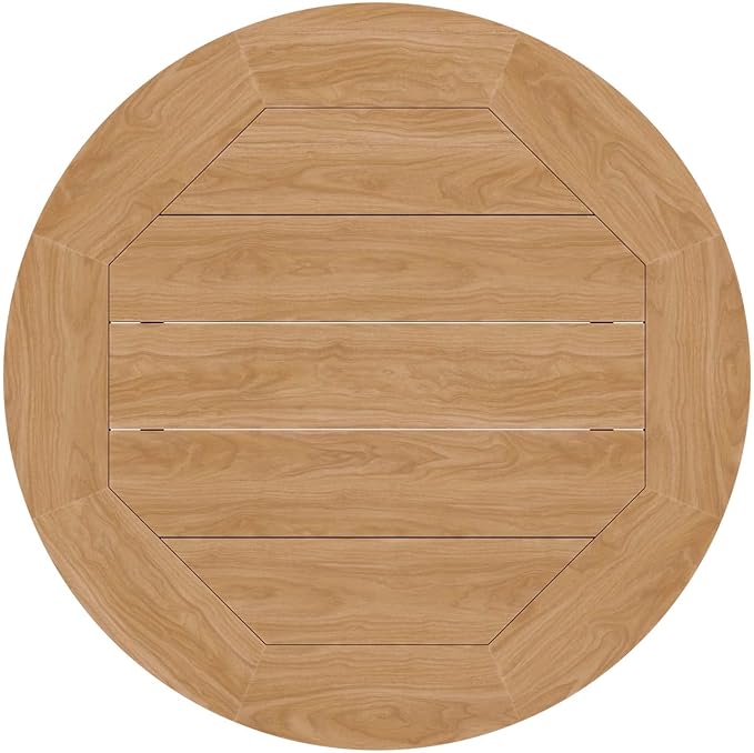 Modway Brisbane Teak Wood Coffee Table, Natural