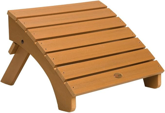 highwood AD-OTL1-TFE Adirondack Folding Ottoman, Adult, Toffee