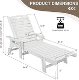 Outdoor Pool Chaise Lounge Chair - Photo 3