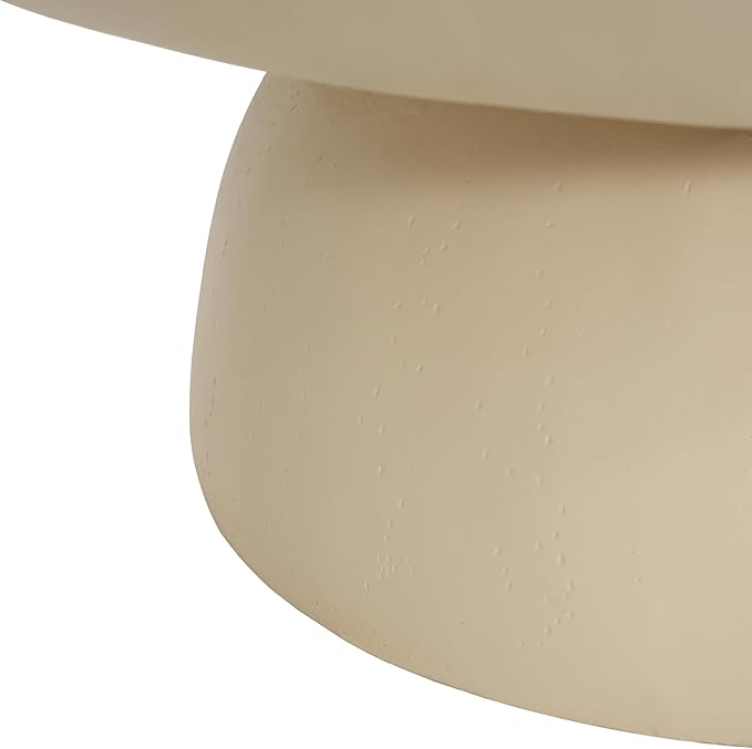 Christopher Knight Home Patsy Modern Lightweight Concrete Coffee Table, Indoor and Outdoor Round Top Accent Table - Photo 8
