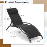 Tangkula Lounge Chairs Outdoor Set of 2 - Photo 3
