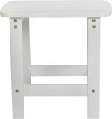 Flash Furniture Set of 4 Finn Modern Commercial Grade Adirondack Rocking Chairs - All-Weather White Poly Resin Wood - Photo 8
