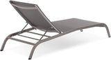 Modway Savannah Outdoor Patio Mesh Chaise Lounge Chair in Gray - Photo 4