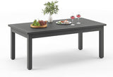 LUE BONA Outdoor Coffee Table Rectangle, 42.5" HDPS Patio Coffee Tables for Outside - Photo 1