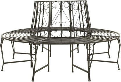 Garden Bench Deck Bench Patio Tree Bench 63" Steel