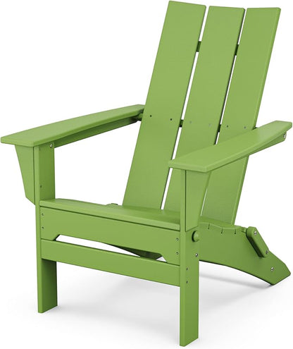POLYWOOD® Modern Folding Adirondack in Lime