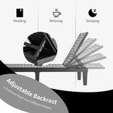 Giantex Outdoor Chaise Lounge Patio Recliner Chair with 5-Position Adjustable Backrest - Photo 5