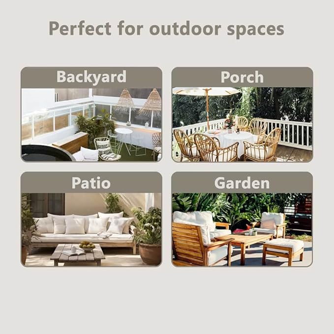vidaXL Garden Bench with Cushion Brown 110 x 38 x 65cm Bamboo, Modern Outdoor Furniture, Rectangular Bench for Relaxing, Eco-Friendly Patio Seat, Durable for Your Garden!