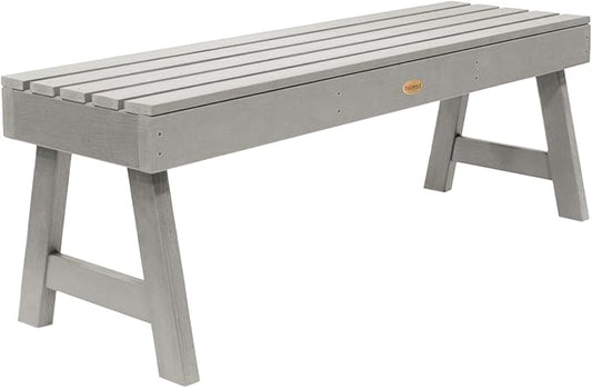Highwood Weatherly Picnic Bench, 4ft, Harbor Gray