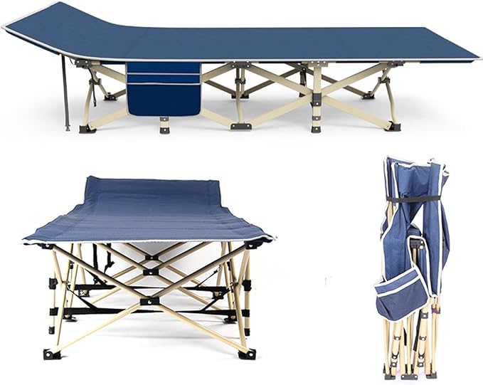 Recliner Lounge Chair, Patio Reclining Chair with Cushion, Outdoor Folding Recliner with Pillows | Cup Holder - Photo 6