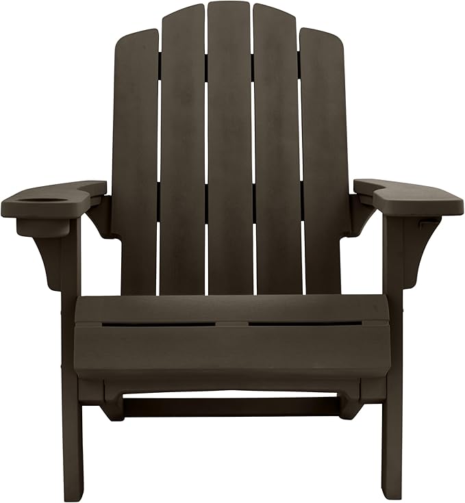 Keter Kiawah Adirondack Chair - Brown