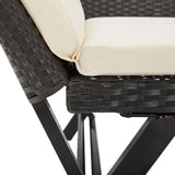 Patio Bench with Cushions, Outdoor Sunbed, Cushion Cover Removable, Garden Bench, Easy to Clean for Patio, Garden, Patio - Photo 10