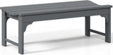 Costaelm Outdoor Benches Weatherproof - Photo 1
