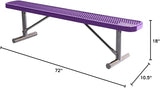COATEDOUTDOORFURNITURE Coated Outdoor Furniture Heavy-Duty Portable Outdoor Bench Thermoplastic Coated, Expanded Metal - Photo 2