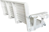 Wooden Porch Swing 3-Seater, High Backrest and Deep Seat, Bench Swing with Cupholders, Hanging Chains and 7mm Springs - Photo 9