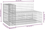 Solid Douglas Fir Wood Garden Bench with Unique Gabion Design, 2-Person Outdoor Seating for Patio, Balcony - Photo 2